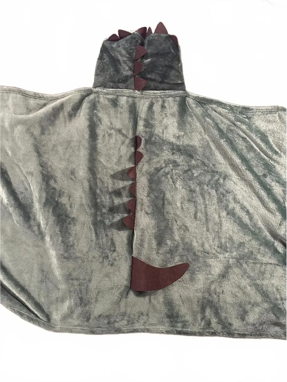 5yo+ Kid's Medium Green Polyester Dino Hoodie